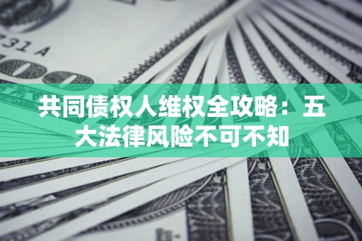 北京共同债权人维权全攻略：五大法律风险不可不知