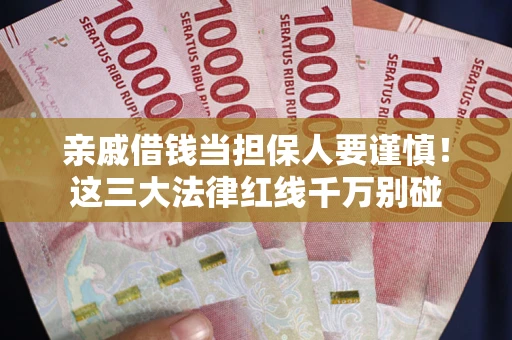 北京亲戚借钱当担保人要谨慎！这三大法律红线千万别碰