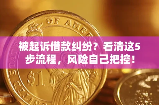 北京被起诉借款纠纷？看清这5步流程，风险自己把控！