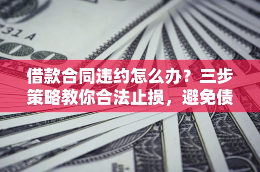 北京借款合同违约怎么办？三步策略教你合法止损，避免债务危机升级