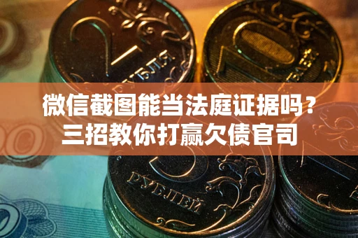 北京微信截图能当法庭证据吗？三招教你打赢欠债官司
